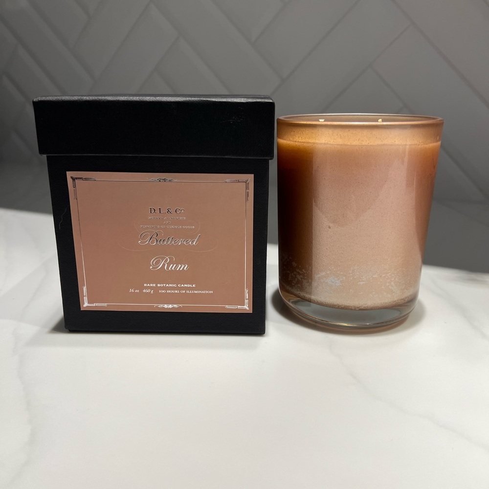 D.L. & Co. Buttered Rum Candle